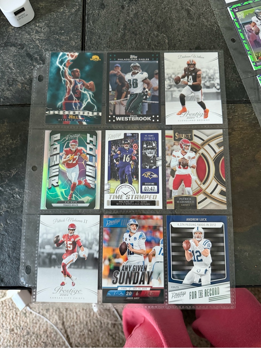 lot of rookie sports cards